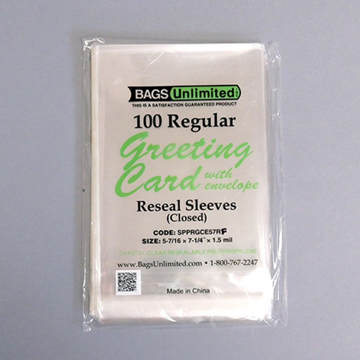 Sleeve for Single A7 Card with Enve